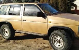 Дефлекторы окон (ветровики) Nissan Terrano I 5d 1990-1995 (WD21) (Ниссан Терано) Кобра Тюнинг